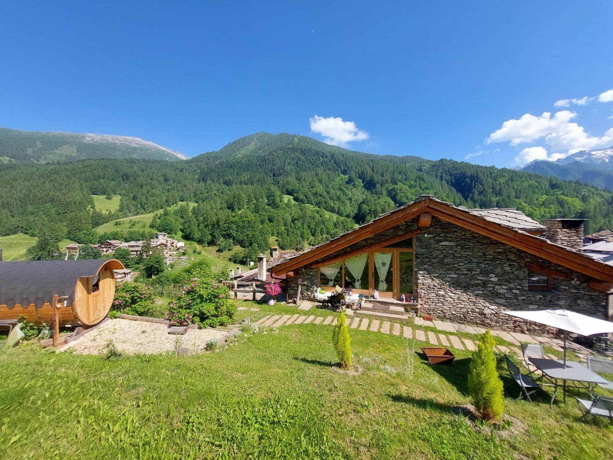 Casalpaca B&B Con Sauna A Prali Villa Exterior foto